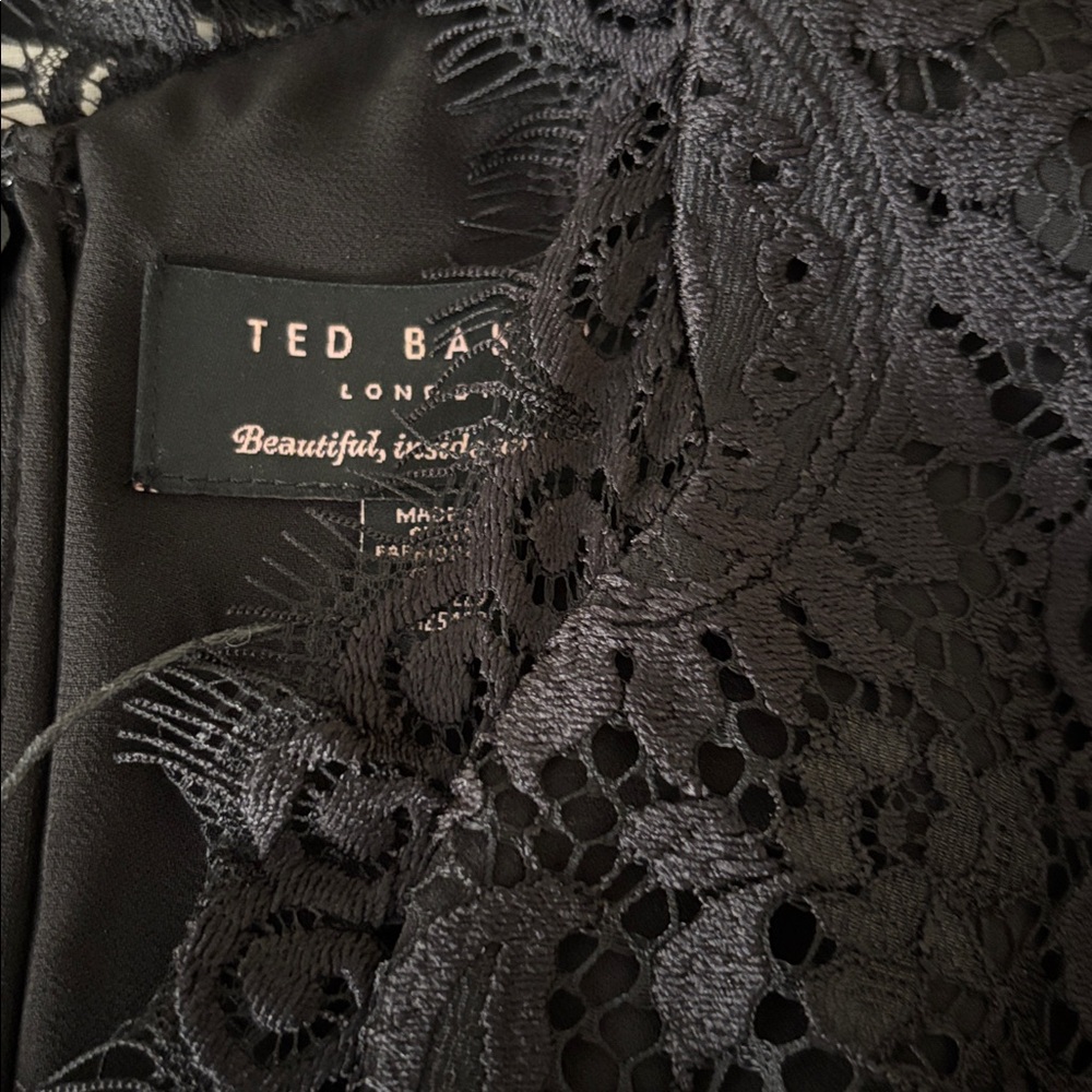 TED BAKER  black  All black LACE BODICE dress NWT SEE LISTING - Picture 12 of 17